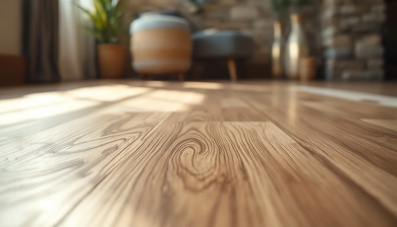 Hardwood Flooring For Allergy Sufferers Benefits — A SW Advanced Flooring expert examining newly installed hardwood flooring in an Hardwood Flooring For Allergy Sufferers Benefits — A SW Advanced Flooring expert examining newly installed hardwood flooring in an